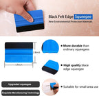 Wallpaper Smoothing Kit Car Vinyl Wrapping Tool Scraper, 10 In 1