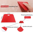 Wallpaper Smoothing Kit Car Vinyl Wrapping Tool Scraper, 10 In 1