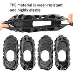 30 Point Cleats Crampons Spikes for Walking, Jogging, Hiking, Mountaineering Ice Snow Grips, S, M, L, XL