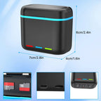 For Insta360 X3 Battery Charger Dual Battery Storage Charging Case