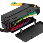 11-way 12V Relay Fuse Holder With Wire For Cars Ships, Full Set 4 Pin, Full Set 5 Pin