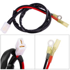 40A Dual Electric Thermostat Cooling Fan Wiring Harness Kit, 40A 12V 4-pin