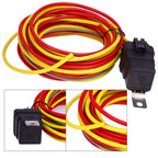 40A Dual Electric Thermostat Cooling Fan Wiring Harness Kit, 40A 12V 4-pin