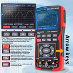 ZOYI Color Screen Multifunctional Handheld Digital Oscilloscope Multimeter, ZT702S