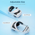 For Meta Quest 3 STARTRC GAMES Elite Headwear Adjustable Balance Gravity Headband Decompression Comfort Accessories, For Meta Quest 3