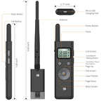 Doosl DSIT037 300m Long Distance Laser Remote Control Green Light Page Turner, DSIT037