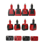 75W Car Inverter Voltage Conversion USB Port Charger, 12V To 220V 0.5A Red, 12V To 110V 0.5A Red, 12V To 220V 0.5A Black, 12 To 110V 0.5A Black, 12V To 220V 2.1A Red, 12V To 110V 2.1A Black, 12V To 220V 2.1A Black, 12V To 110V 2.1A Red