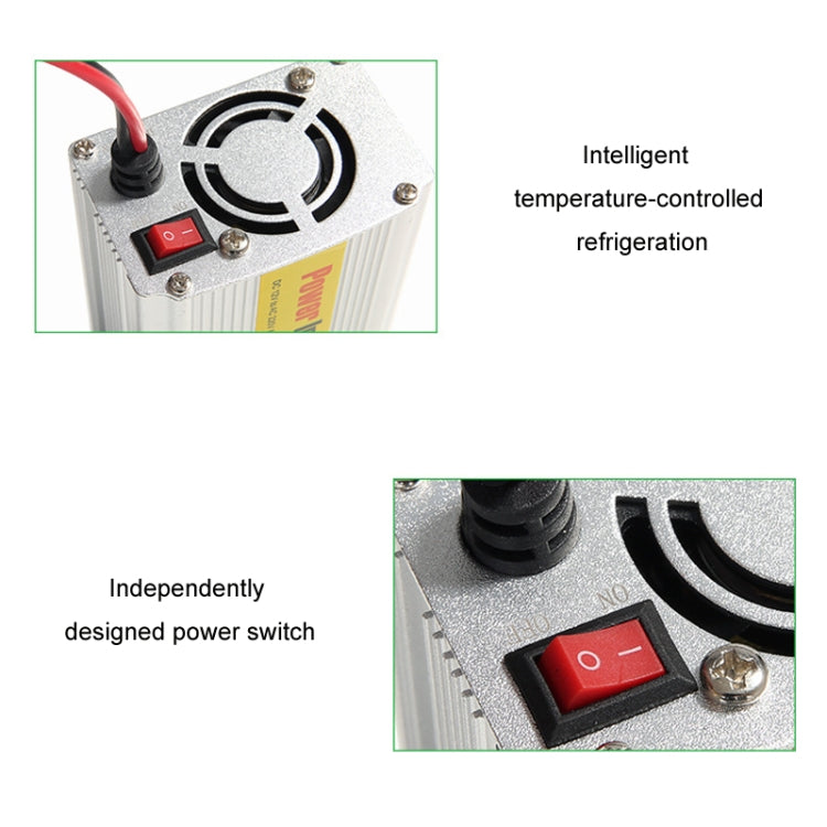 150W Car Inverter Modified Wave Automotive Power Conversion, 12V To 220V, 12V To 110V