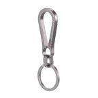 Titanium Alloy Car Keychain Multifunctional Simple Loss Prevention Belt Charm Ring, Classic Model, Upgrade Model