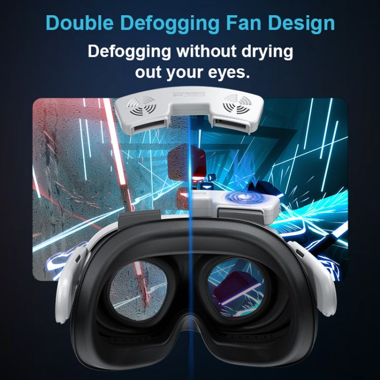 For Meta Quest 3 STARTRC GAMES VR Air Circulation Quick Removal Breathable Replacement Mask, With Fan
