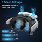 For Meta Quest 3 STARTRC GAMES VR Air Circulation Quick Removal Breathable Replacement Mask, With Fan