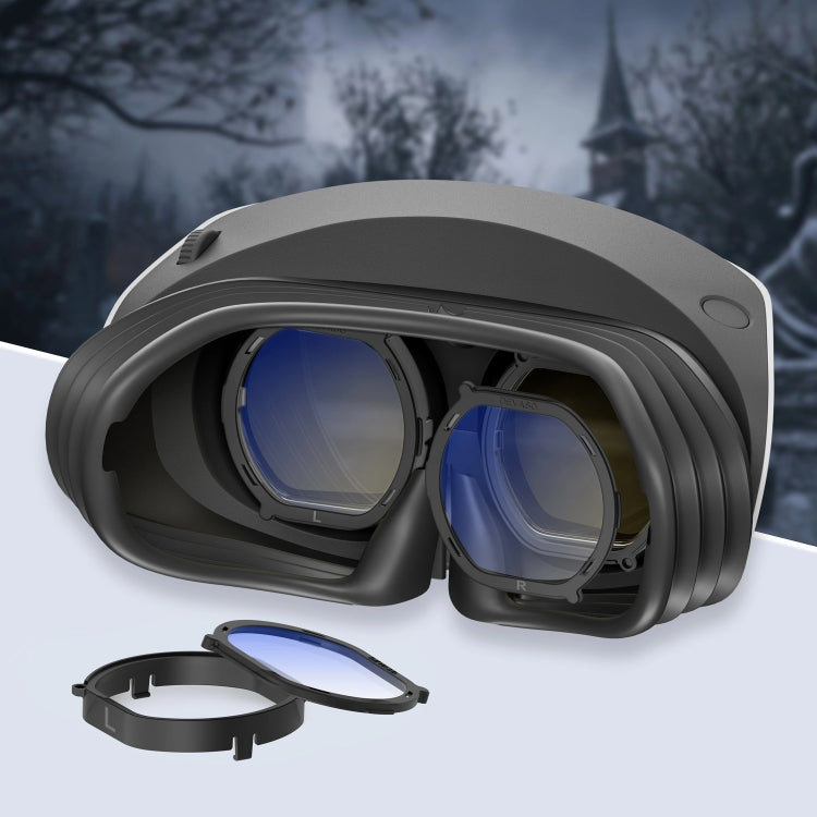 For PlayStation VR 2 DEVASO 4 In 1 Glasses Anti-scratch Ring Lens, 4 In 1