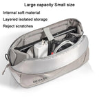DEVASO Handheld Universal Storage Bag Crossbody Bag, Silver Enlarge