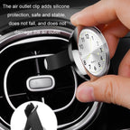 Car Digital Electronic Quartz Luminous Clock, Ruby Red, Ruby Blue, Gold, White, Silver, Black, Ruby Red+Air Outlet Clip, Ruby Blue+Air Outlet Clip, Gold+Air Outlet Clip, White+Air Outlet Clip, Silver+Air Outlet Clip, Black+Air Outlet Clip
