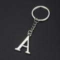Double-Sided Three-Dimensional Plating Alphabet Keychain, A, B, C, D, E, F, G, H, I, J, K, L, M, N, O, P, Q, R, S, T, U, V, W, X, Y, Z