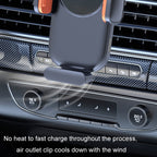 Car Wireless Charging Outlet Navigation Mobile Phone Holder