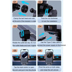 Car Wireless Charging Outlet Navigation Mobile Phone Holder