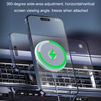 Car Wireless Magnetic Atmosphere Light Mobile Phone Holder