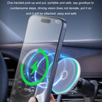 Car Wireless Magnetic Atmosphere Light Mobile Phone Holder