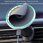Car Wireless Magnetic Atmosphere Light Mobile Phone Holder