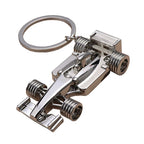 F1 Racing Car Keychain Portable Bag Decoration Pendant, X-592 Solid, X-035 Hollow, X-035 Hollow Black, X-034 Half Wheel Solid