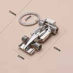 F1 Racing Car Keychain Portable Bag Decoration Pendant, X-592 Solid, X-035 Hollow, X-035 Hollow Black, X-034 Half Wheel Solid