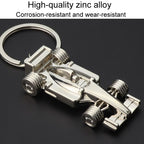 F1 Racing Car Keychain Portable Bag Decoration Pendant, X-592 Solid, X-035 Hollow, X-035 Hollow Black, X-034 Half Wheel Solid
