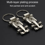 F1 Racing Car Keychain Portable Bag Decoration Pendant, X-592 Solid, X-035 Hollow, X-035 Hollow Black, X-034 Half Wheel Solid