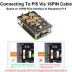 Waveshare For Raspberry Pi 5 PCIe To 2-Ch M.2 Adapter Type B NVMe Protocol, 27710