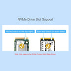 Waveshare For Raspberry Pi 5 PCIe To 2-Ch M.2 Adapter Type B NVMe Protocol, 27710