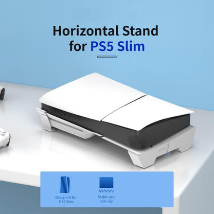 For PS5 Slim STARTRC GAMES Base Horizontal Placement Bracket Game Console Horizontal Fixed Cooling Base