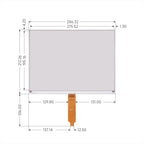 Waveshare 13.3inch 960×680 Pixels SPI Communication E-Ink Display, Nude Screen Version, Module Version