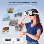 Compatible With Switch / Switch OLED Display Game Console HD 3D VR Glasses Headband Adjustment Accessories, 1135299
