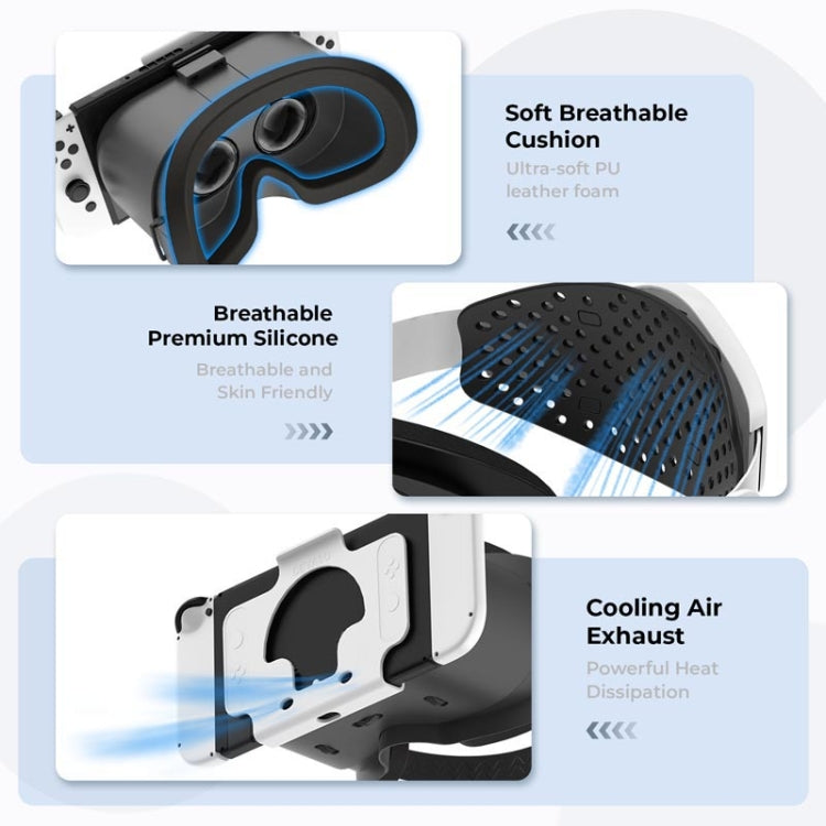 Compatible With Switch / Switch OLED Display Game Console HD 3D VR Glasses Headband Adjustment Accessories, 1135299