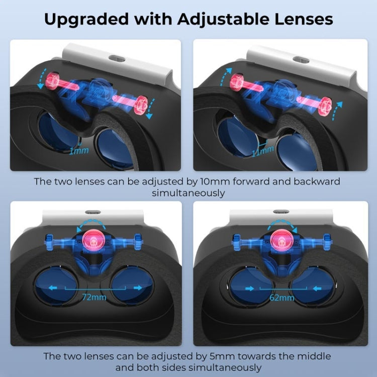 Compatible With Switch / Switch OLED Display Game Console HD 3D VR Glasses Headband Adjustment Accessories, 1135299
