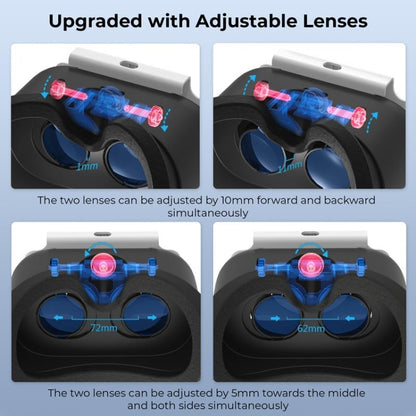 Compatible With Switch / Switch OLED Display Game Console HD 3D VR Glasses Headband Adjustment Accessories, 1135299