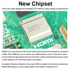 Waveshare For Raspberry Pi 5 2.4GHz Quad-Core BCM2712 Processor Development Board, 2GB, 4GB, 8GB
