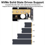 Waveshare For Raspberry Pi 5 PCIe To M.2 Adapter Board Support NVMe Protocol, 27709