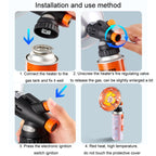 Outdoor Camping Heater Mini Portable Gas Heater Burner Fishing Gas Fireplace