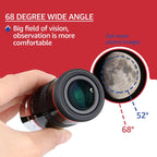 SVBONY F9152A 1.25 inch Ultra Wide Angle 68 Degree 6mm Astronomical Telescope Eyepiece, F9152A