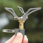 Mini Outdoor Camping Stove Folding Oven Survival Gear Portable Picnic Cooking Gas Stove