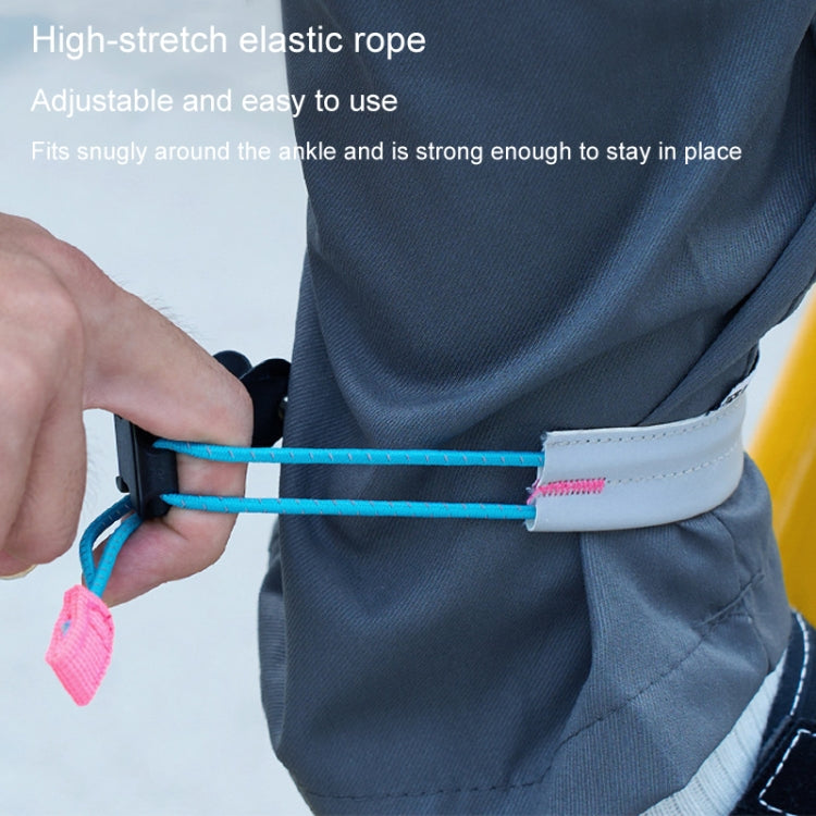 ISE MOUNT Outdoor Riding Reflective Pants Cuff Strap Elastic Night Running Sports Leg Safety Band