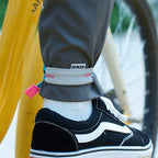 ISE MOUNT Outdoor Riding Reflective Pants Cuff Strap Elastic Night Running Sports Leg Safety Band