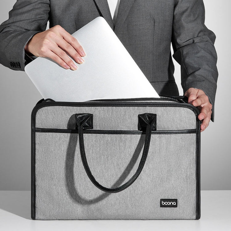 Baona BN-I009 14-inch Large-capacity Shock-absorbing And Wear-resistant Laptop Bag