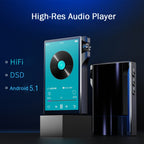 4.0 Inch Touch MP3 DSD Hard Resolution Mastering Grade Music Player, Q8