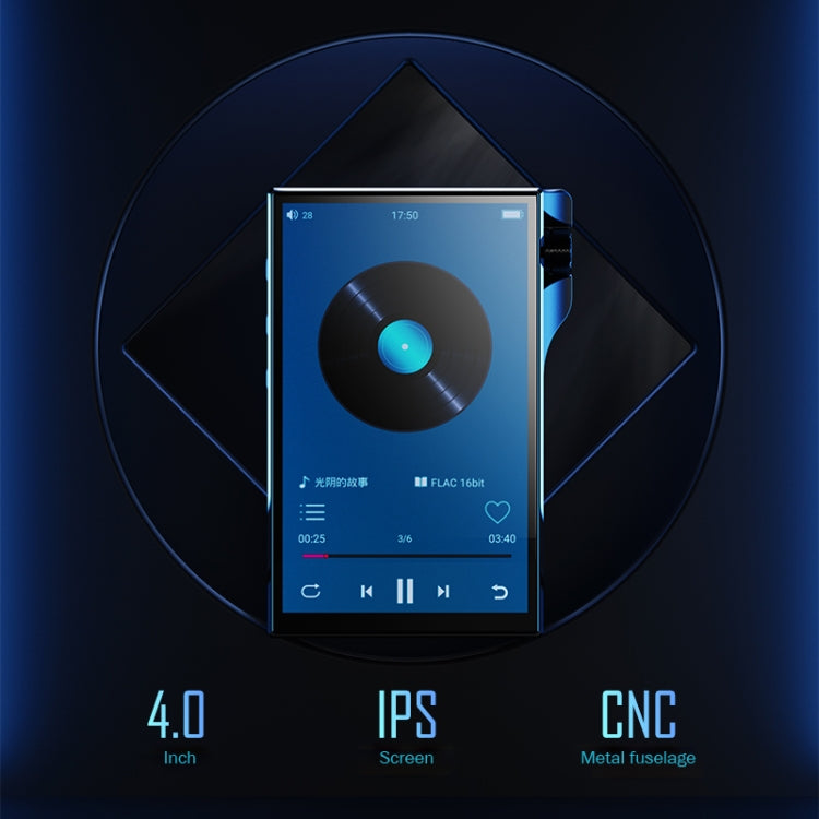 4.0 Inch Touch MP3 DSD Hard Resolution Mastering Grade Music Player, Q8