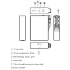 HiFi Lossless Music Player Mastering DSD256 Hard Decoding MP3, Q3