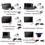 5 Inch AHD Video Monitor Car Reversing High-Definition Camera, With Video Recording + Side Mounting, Folding Screen Video Recording + Side Mounting, No Video Recording + Side Mounting, No Video Recording + Blind Spot                                    ...