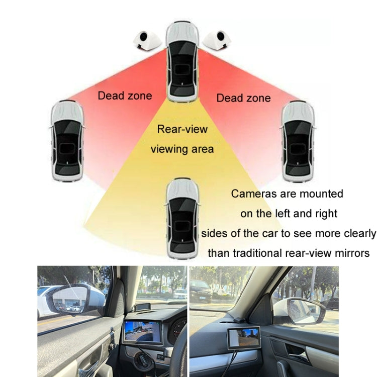 5 Inch AHD Video Monitor Car Reversing High-Definition Camera, With Video Recording + Side Mounting, Folding Screen Video Recording + Side Mounting, No Video Recording + Side Mounting, No Video Recording + Blind Spot                                    ...