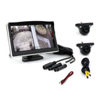 5 Inch Carplay Portable Surveillance Video Car Display, With Two-way Camera, With White Two-way Camera Side-mounted, Folding Screen + White Two-way Camera Side-mounted, Folding Screen + Two-way Camera, With CCD Blind Spot Camera